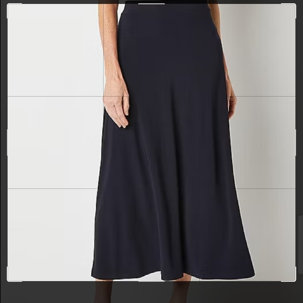 Jones New York Elegant Black Women's Flare Skirt